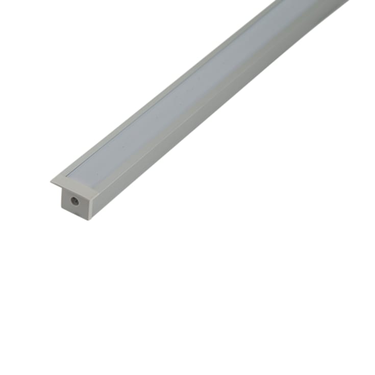 Ansell Lighting LED skena, inbyggd, 15x20 mm, 2 meter, aluminium