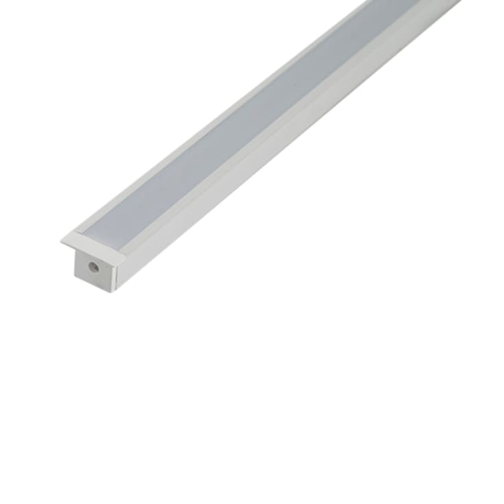 Ansell Lighting LED skinne, indbyg, 15x20 mm, 2 meter, hvid