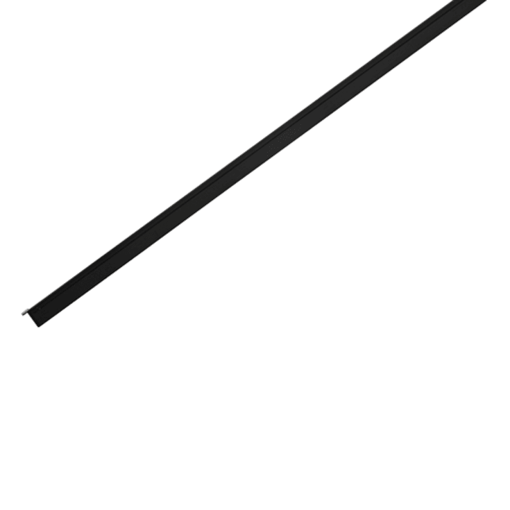 Ansell Lighting LED skena, inbyggd, 15x20 mm, 2 meter, svart