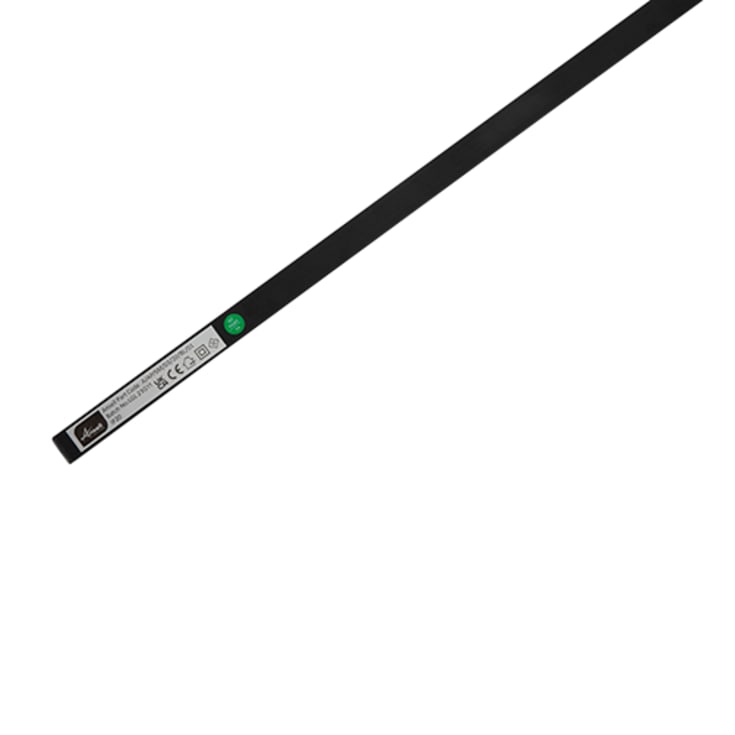 Ansell Lighting LED skena, påbyggnad, 13x15,9 mm, 2 meter, svart