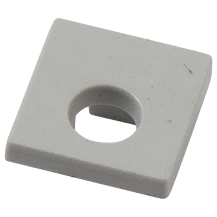 Ändstycke med hål för 10x10 aluminiumprofil