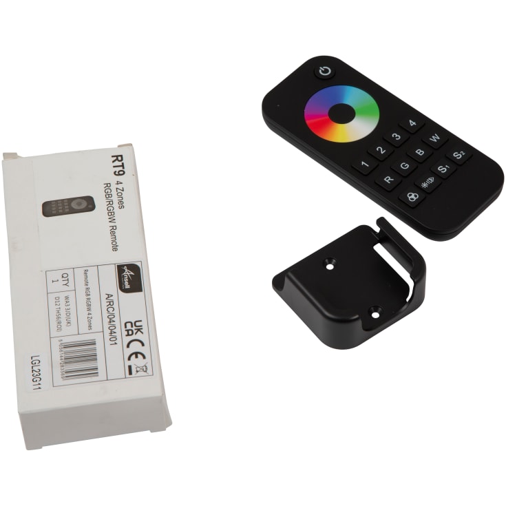 Ansell Lighting RGB/RGBW fjernbetjening til LED strip, 4 zoner