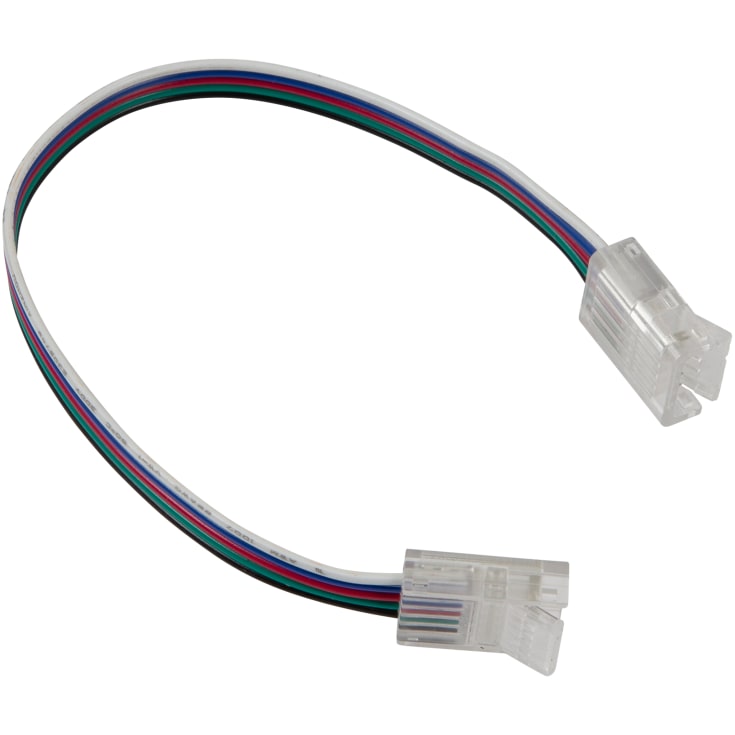 Fleksibel samlestykke Led Strip RGBw m/kabel IP20 12mm