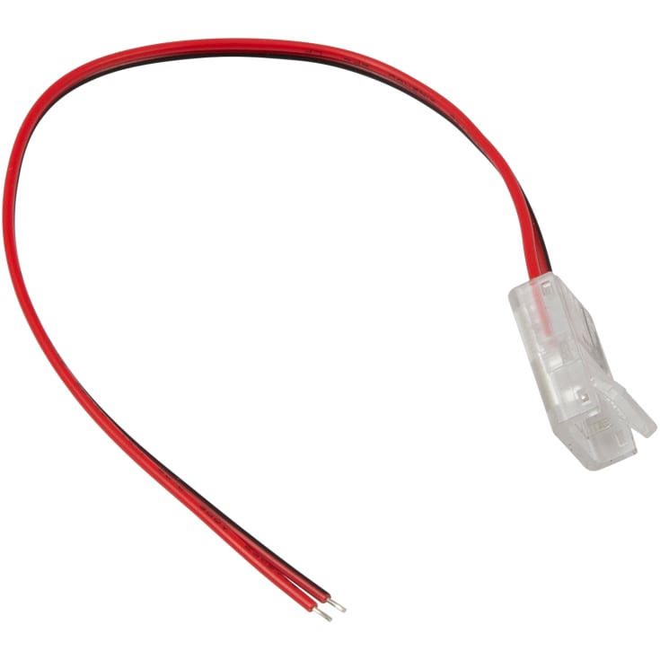 Ansell Lighting Single CCT tilslutningsstykke til LED strip, med kabel, 12 mm
