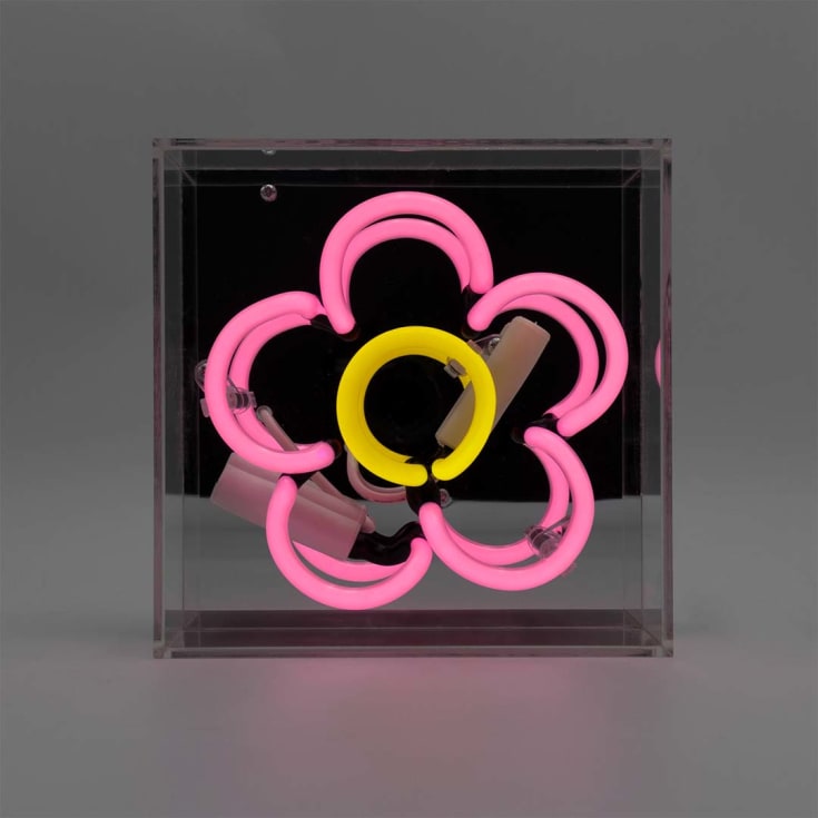 Locomocean Daisy neonskylt, rosa