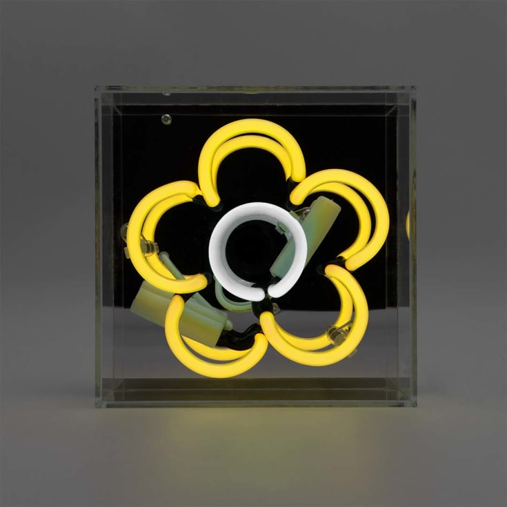Locomocean Daisy neonskylt, gul