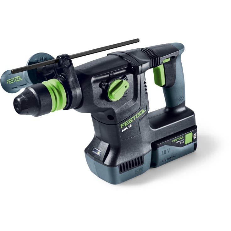 Festool kombihammer KHC 18 5,0 EBI-Plus, 2 x 18 V/5,0 Ah