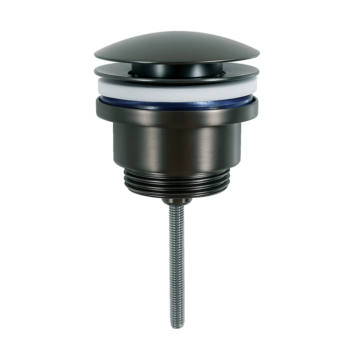 Secher AF 706-H bundventil, push-open, sort