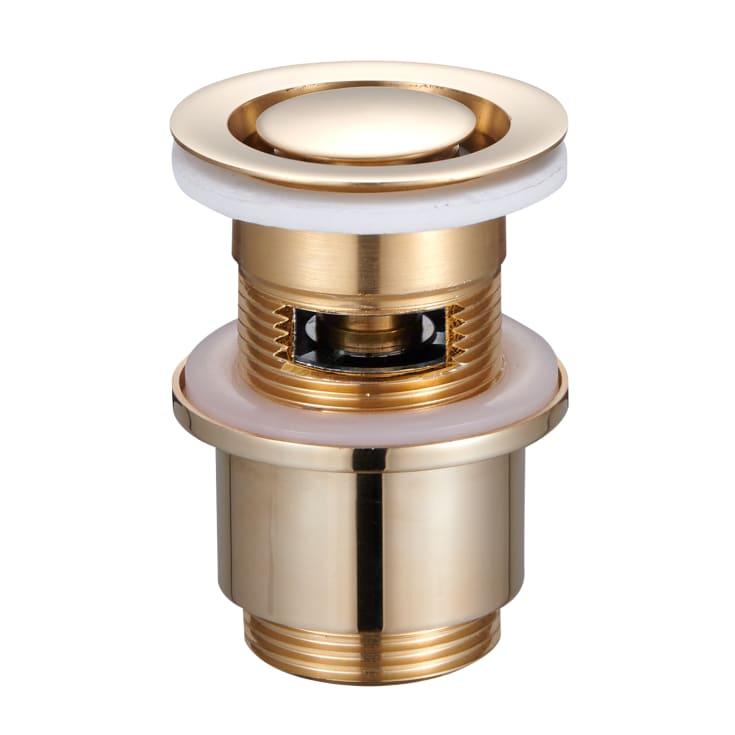 Secher AF 714-E bundventil, push-open, messing