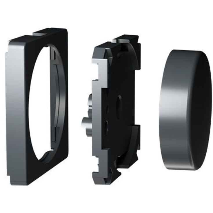 HiluX front til ZigBee dreje lysdæmper, koksgrå