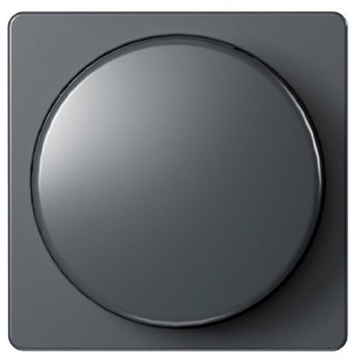 HiluX front for ZigBee roterbar dimmer, koksgrå
