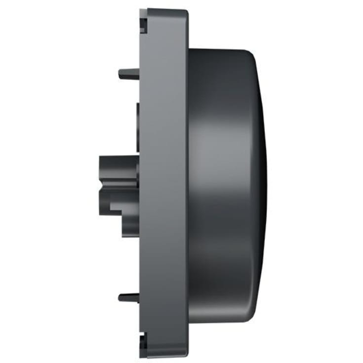 HiluX front for ZigBee roterbar dimmer, koksgrå