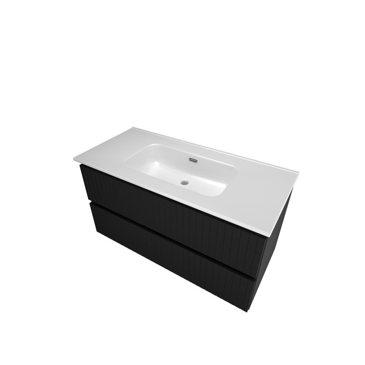 Sanibell Proline möbelpaket, 121x46 cm, matt svart