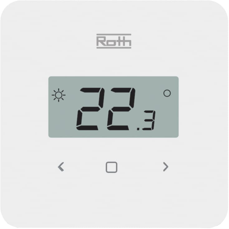 Roth Touchline® SL rumstermostat med IR-sensor, vit