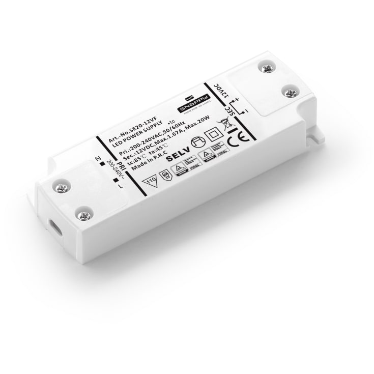 Snappy LED-driver, 12 V, 20 W
