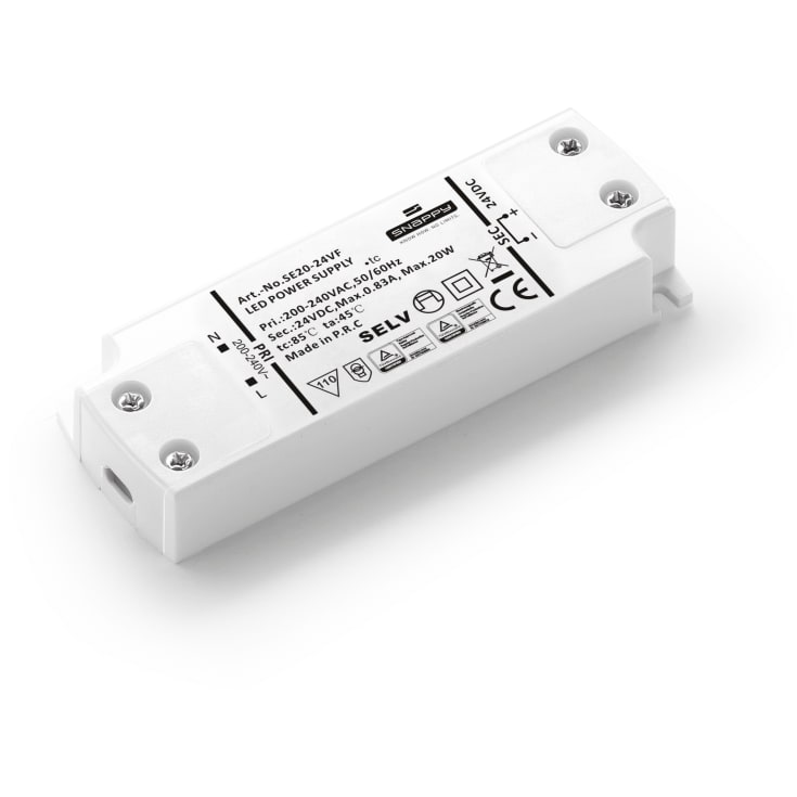 LED Driver Snappy 20W 24VDC, ikke dæmpbar