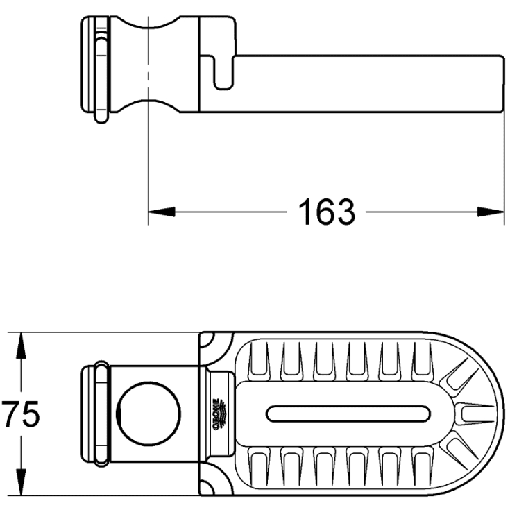 Grohe Relexa sæbeskål, krom