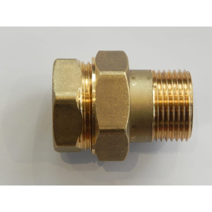 11/2" lige løbende Radiator forskruning