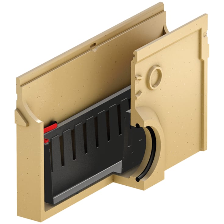 Aco Drain Self Euroline bladfang, 50 cm, polymerbeton