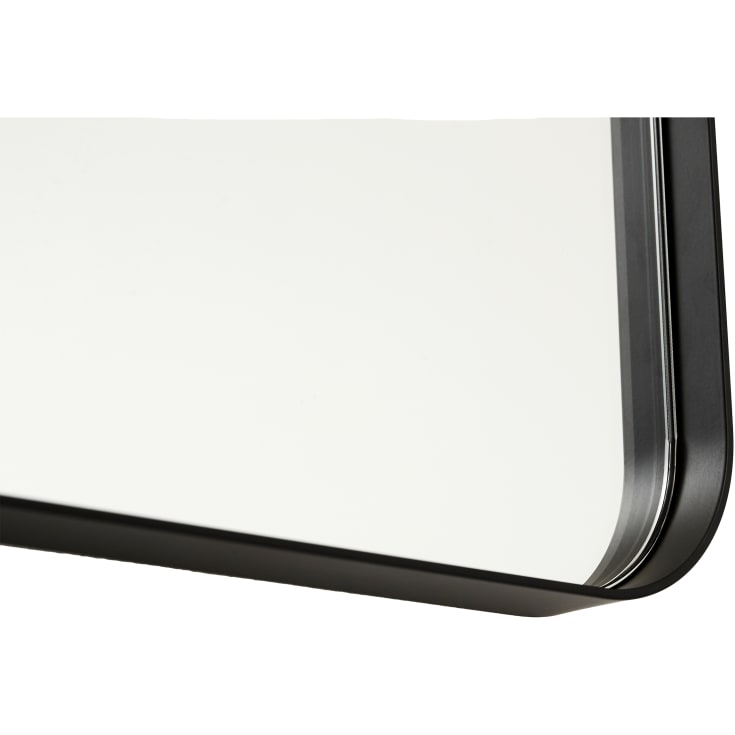 Cassøe spejl, 120x80 cm, sort