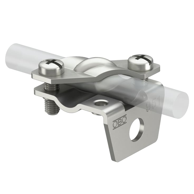 10 stk Krydsklemme 951, M6 skrue, rustfri stål, vinkel