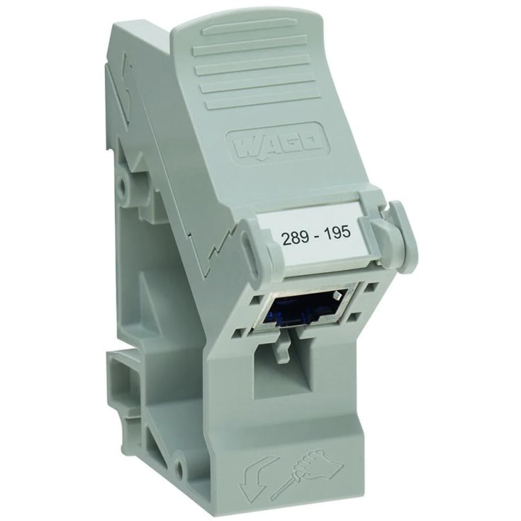 Interfacemodul, RJ45, IDC-tekn. mont. holder; m/skærmstik Kat.6