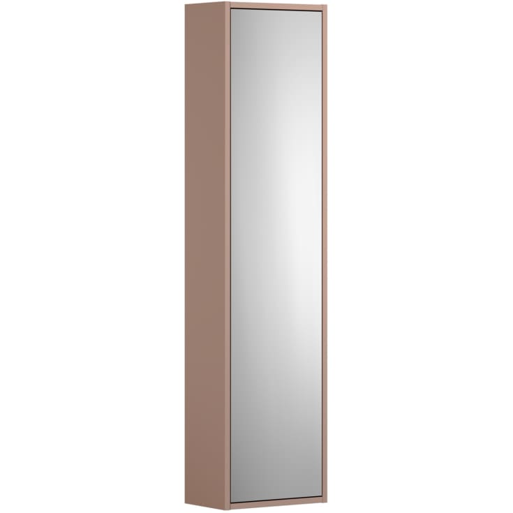 Gustavsberg Artic Small højskab, 33x135 cm, lyserød