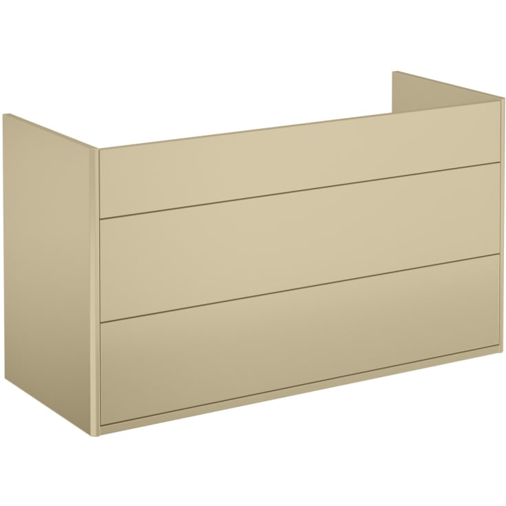 Gustavsberg Graphic tvättställsunderskåp, 100x40 cm, beige