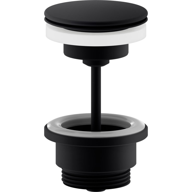 Damixa bundventil, tvangsåben, mat sort