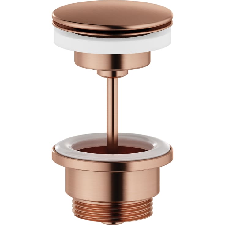 Damixa bundventil, tvangsåben, børstet kobber