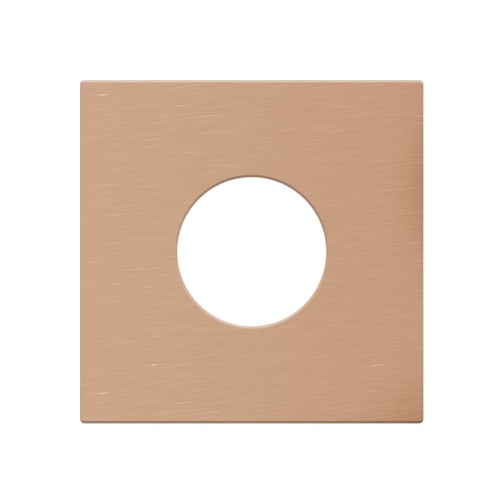 Grohe roset, til indbygningsdele, 70x70 mm, børstet kobber