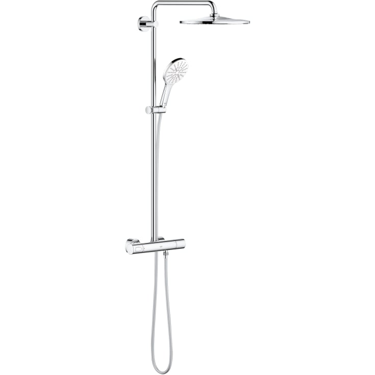 Grohe Rainshower System termostatbatteri 2hul m/hoved/håndbr mes