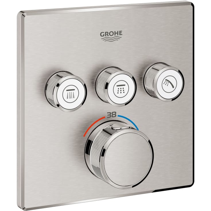 Grohe Grohtherm SmartControl duschblandare, supersteel