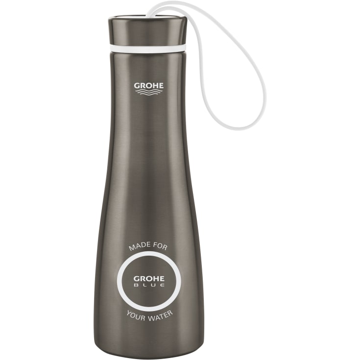 GROHE BLÅ drikkeflaske ø81x239mm/450ml termobørstet hard graf