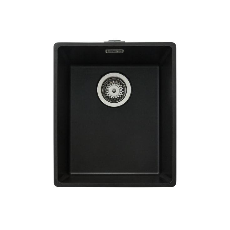 Secher Aalborg 340 køkkenvask, 36,5x42,5 cm, sort