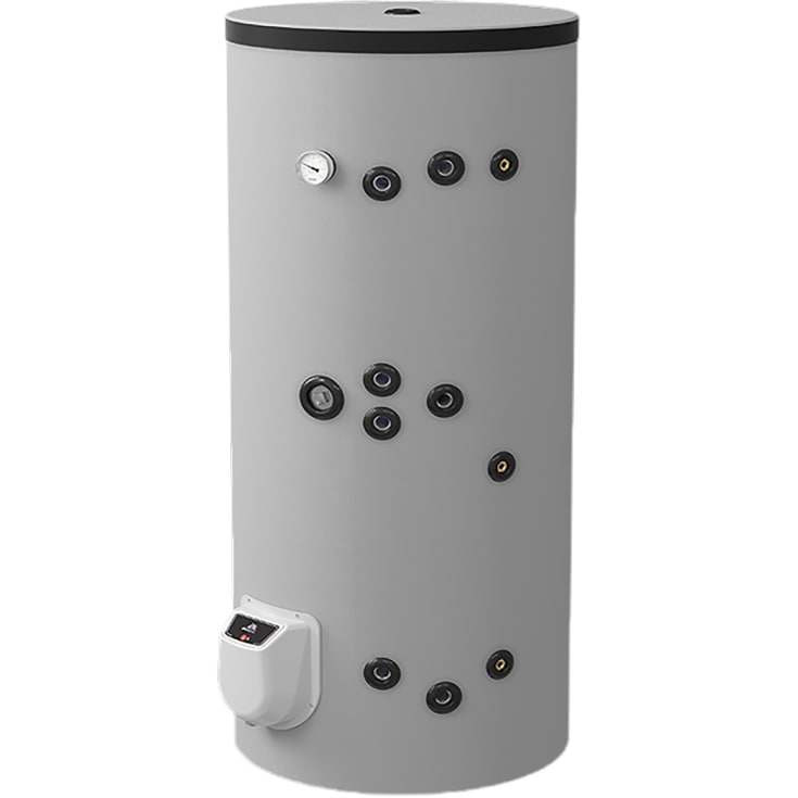 Eldom varmtvandsbeholder, centralvarme, solvarme, 300 liter