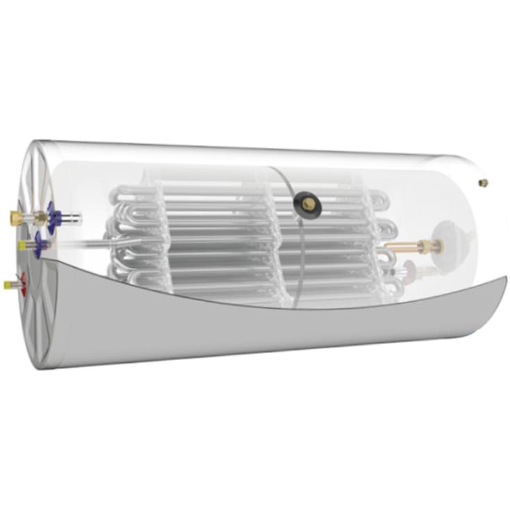 TSM akkumuleringstank, isoleret, liggende, 150 liter