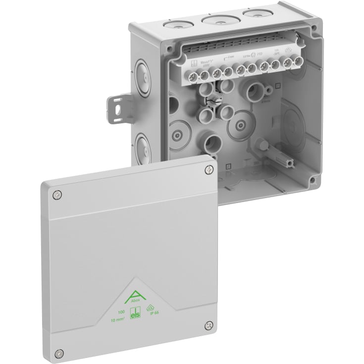 Koblingsboks Abox 100 AB-10mm² grå