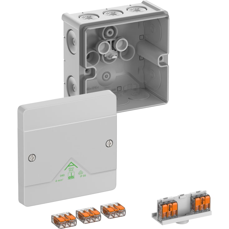 Kopplingsdosa Abox SLK-4mm² grå
