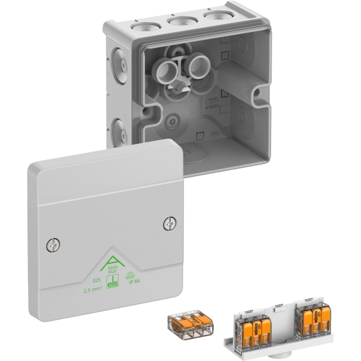 Forgreningsdåse Abox SLK-2,5mm² grå