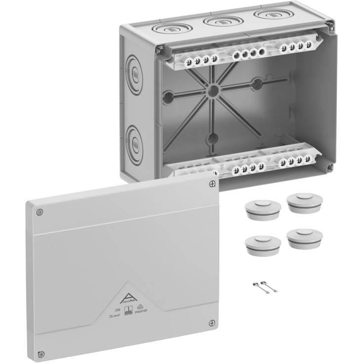 Kopplingsdosa Abox Pro 250-25mm² grå