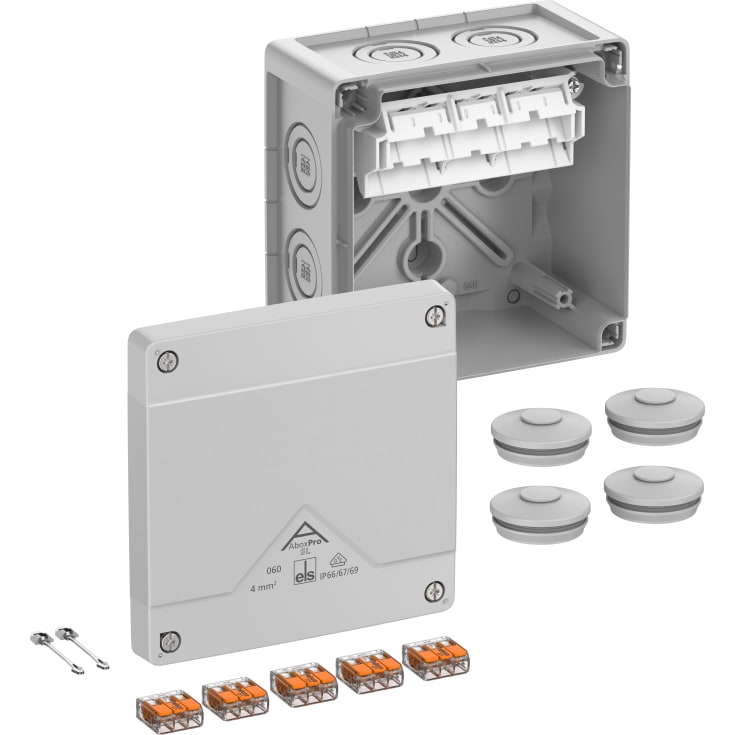 Kopplingsdosa Abox Pro SL-4mm² grå