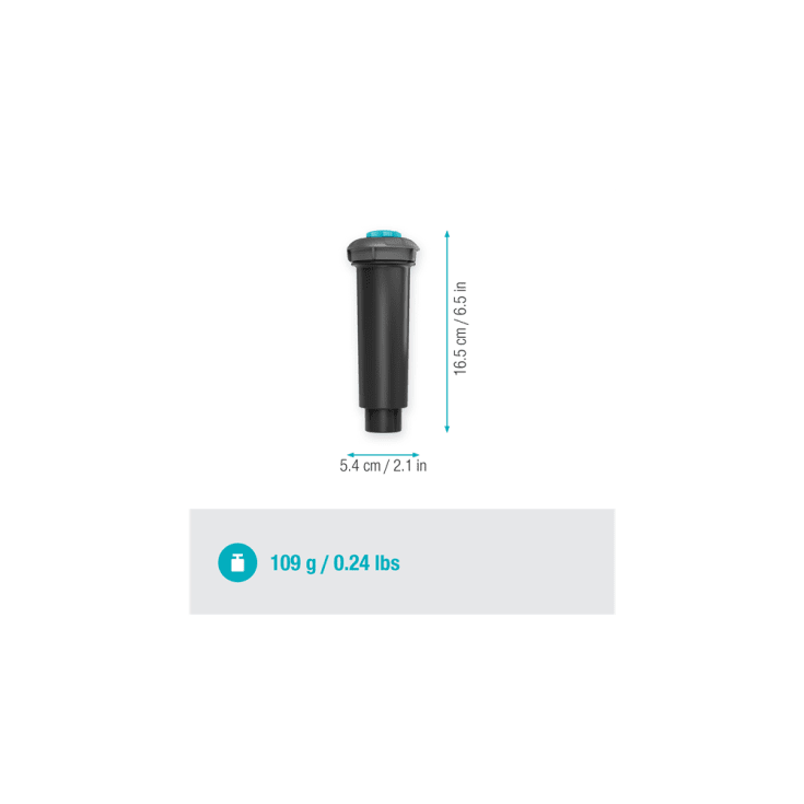 Gardena SD80 spreder, justerbar rekkevidde 3–5 m, 28–80 m129