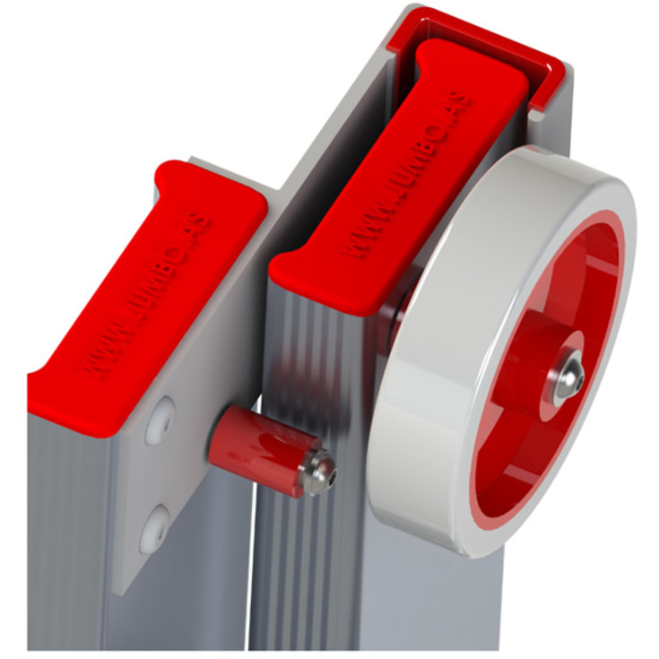 Jumbo super proff skydestige 6,9 meter - 2x13 trin