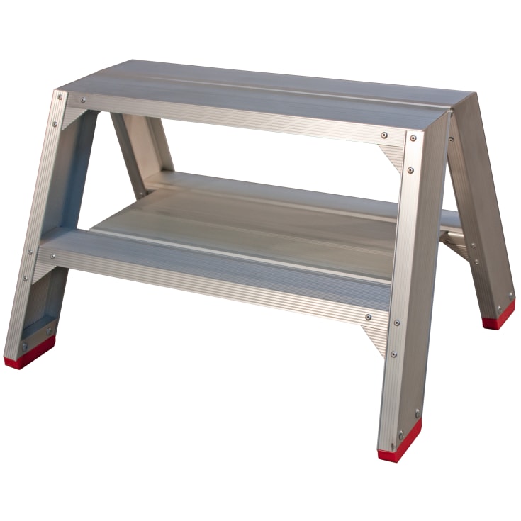 Jumbo Super Proff arbetsbock, bred, plattformshöjd: 45 cm - 2 steg