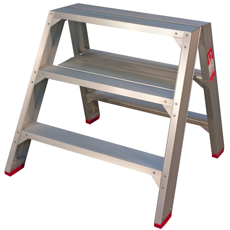 Jumbo Super Proff arbetsbock, bred, plattformshöjd: 70 cm - 3 steg