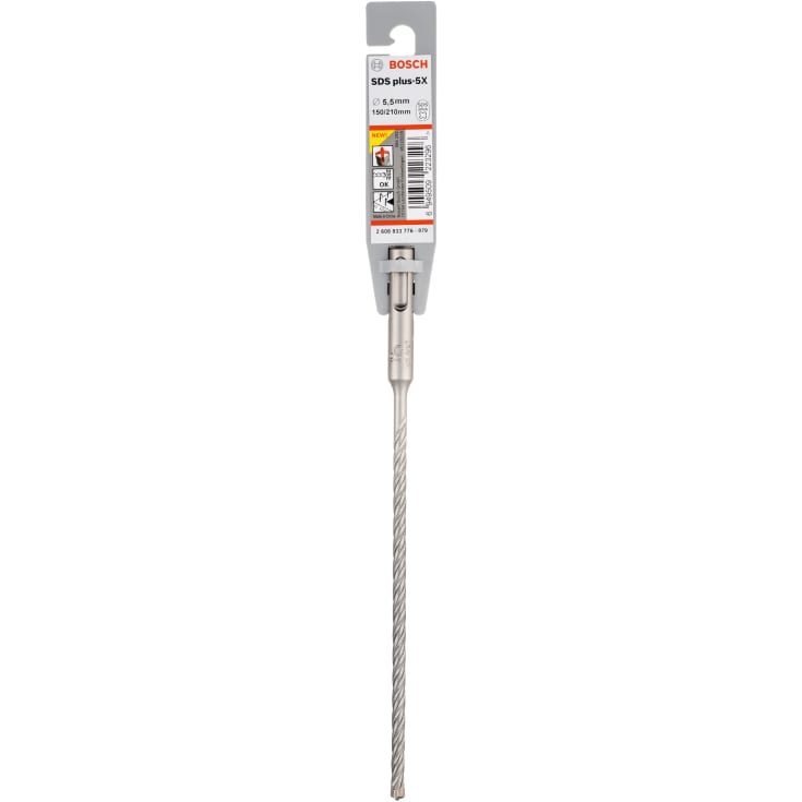 Bosch 4-skærs hammerbor SDS-plus-5X, 5,5x150/210 mm