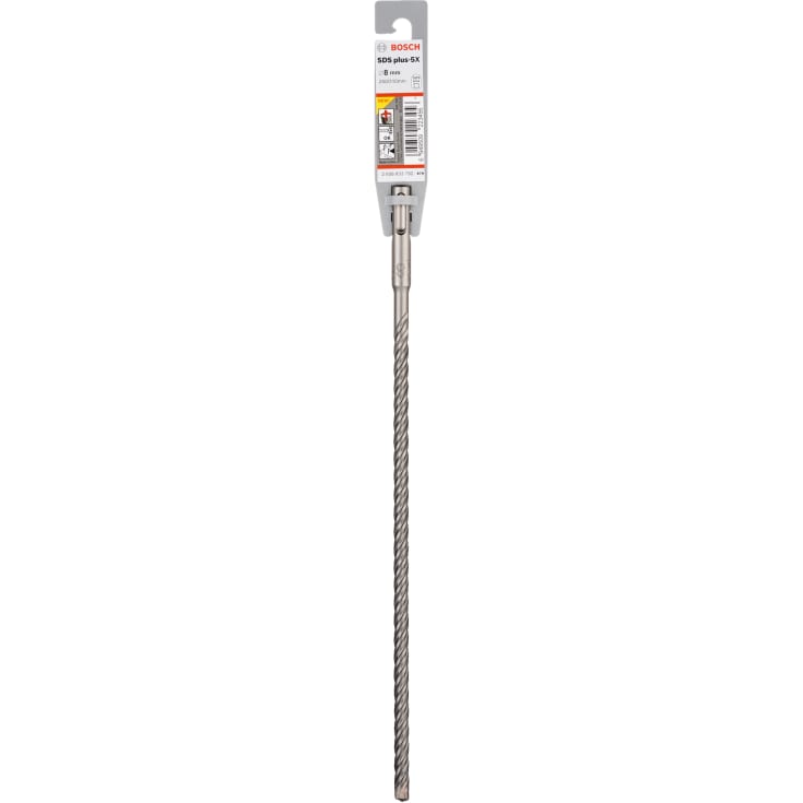 5 stk Bosch 4-skærs hammerbor SDS-plus-5X, 8x250/310 mm
