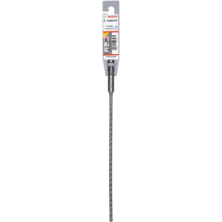 5 stk Bosch 4-skærs hammerbor SDS-plus-5X, 5x200/260 mm