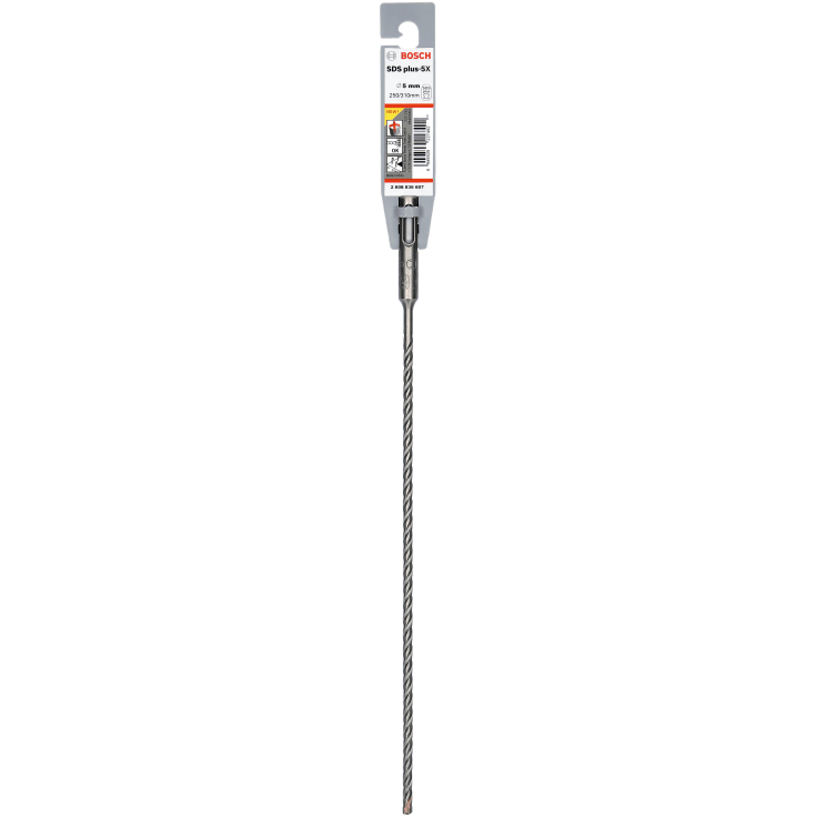 5 stk Bosch 4-skærs hammerbor SDS-plus-5X, 5x250/310 mm